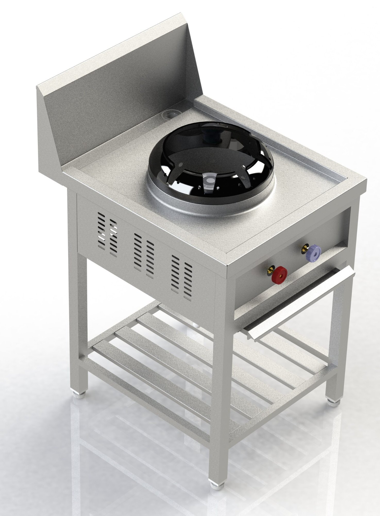 One Burner Chinese Gas Range